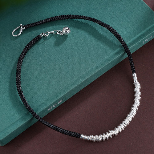 子佩集S925【绽放之力】项链【TSN0002】纯银钱串原创2