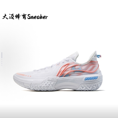 李宁2024新款低帮桀骜防滑耐磨实战回弹支撑抓地篮球鞋ABFU019