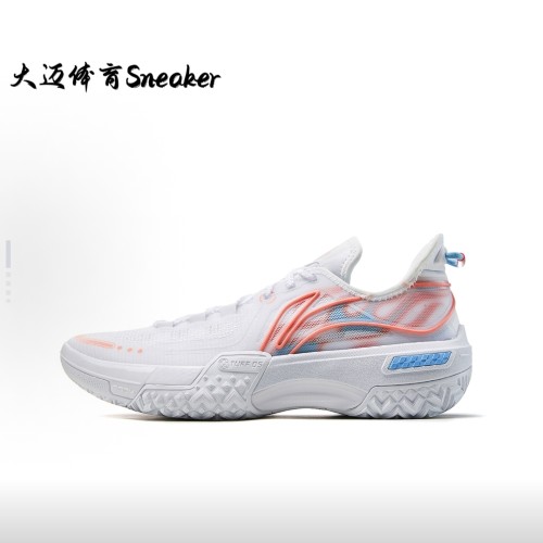 李宁2024新款低帮桀骜防滑耐磨实战回弹支撑抓地篮球鞋ABFU019