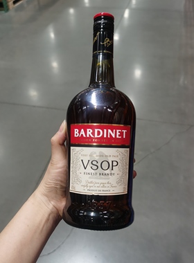 法国原装进口Bardinet必得利VSOP白兰地1L装洋酒 烈酒costco代购