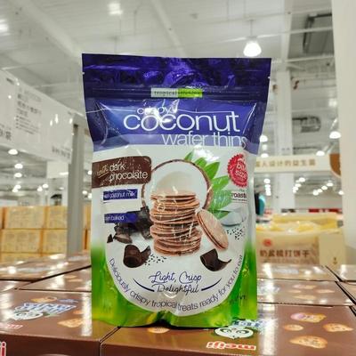 黑巧克力夹心椰味华夫饼397g进口