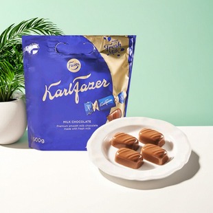 会员代购芬兰进口卡菲泽牛奶巧克力新鲜芬兰牛奶制作丝滑乳香500g