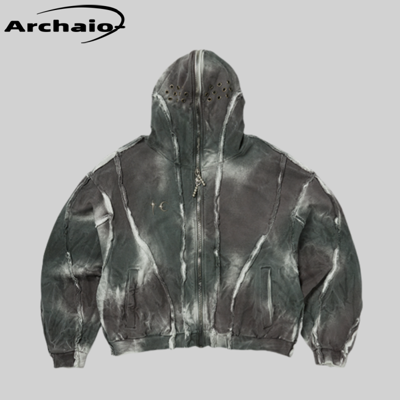 Thugclub全拉链蒙面连帽卫衣外套