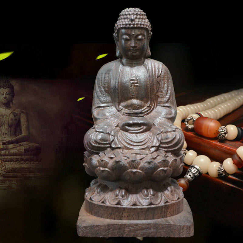木雕刻佛像大日如来沉香实木雕刻供奉大日如来佛主客厅镇宅工艺i.