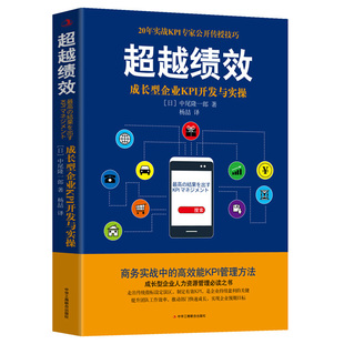 高效能KPI管理方法 中尾隆一郎 企业持续盈利关键企业人力资源管理书籍畅销书 成长型企业KPI开发与实操 超越绩效