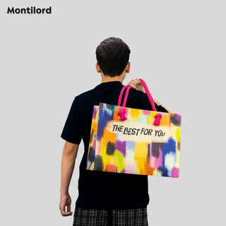 新品『Montilord』The best 纸质手提袋 中号 文件袋礼品袋杂物袋购物袋收纳好帮手好运加厚办公家用包装厚