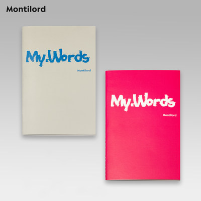 『Montilord』B6 木槿红大象灰 单词笔记本 便携英语分栏口袋随身记忆小本遮挡高效背单词组合