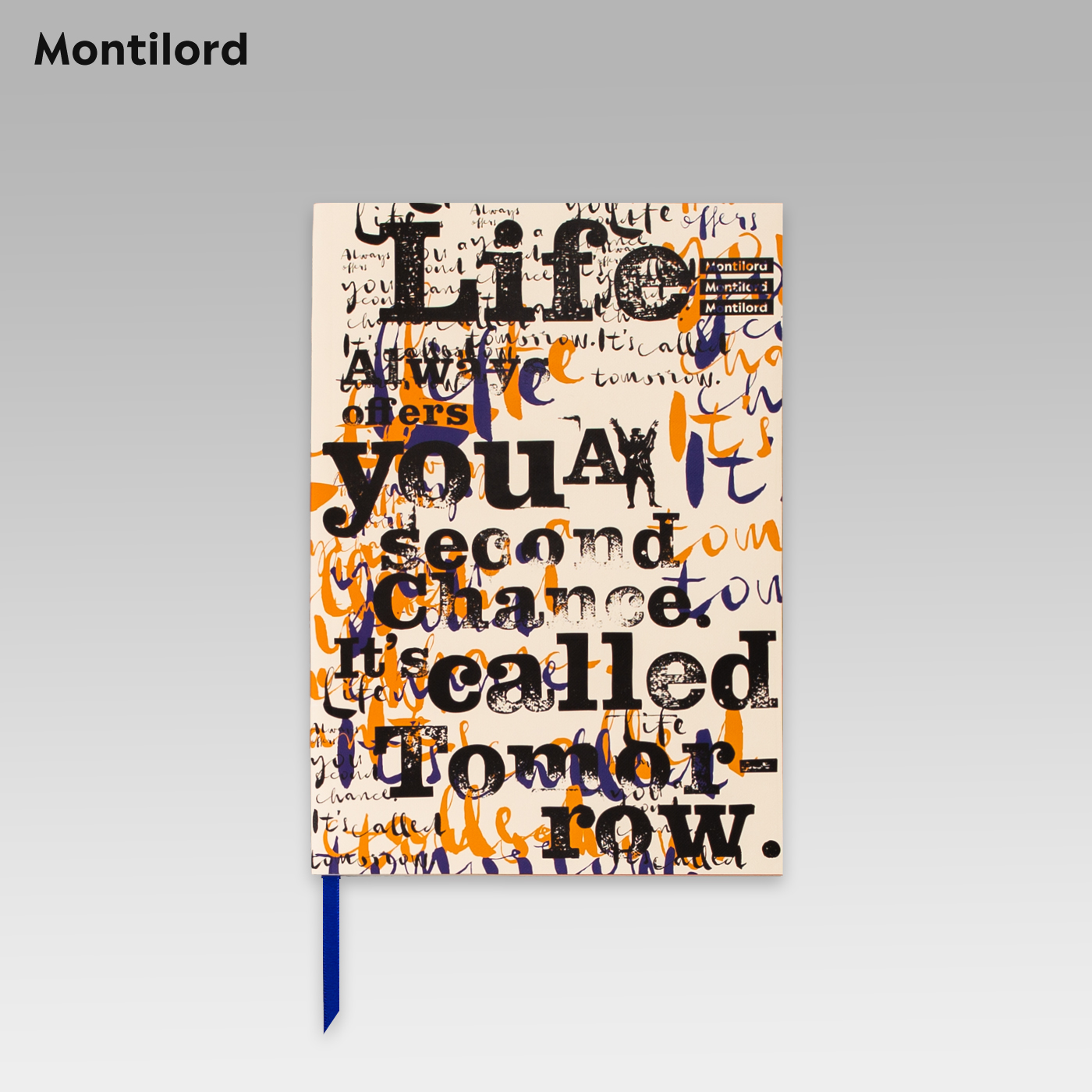 『Montilord』B5空白笔记本 厚纸 米牙色字母风记事本笔记录学加厚护眼高效简约防水平摊顺滑好写厚本