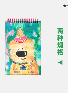 『Montilord』厚上翻线圈本A6A5分栏戴包包的路易斯个性记录加厚护眼高效顺滑笔记本好性价比美式中线轻便ins