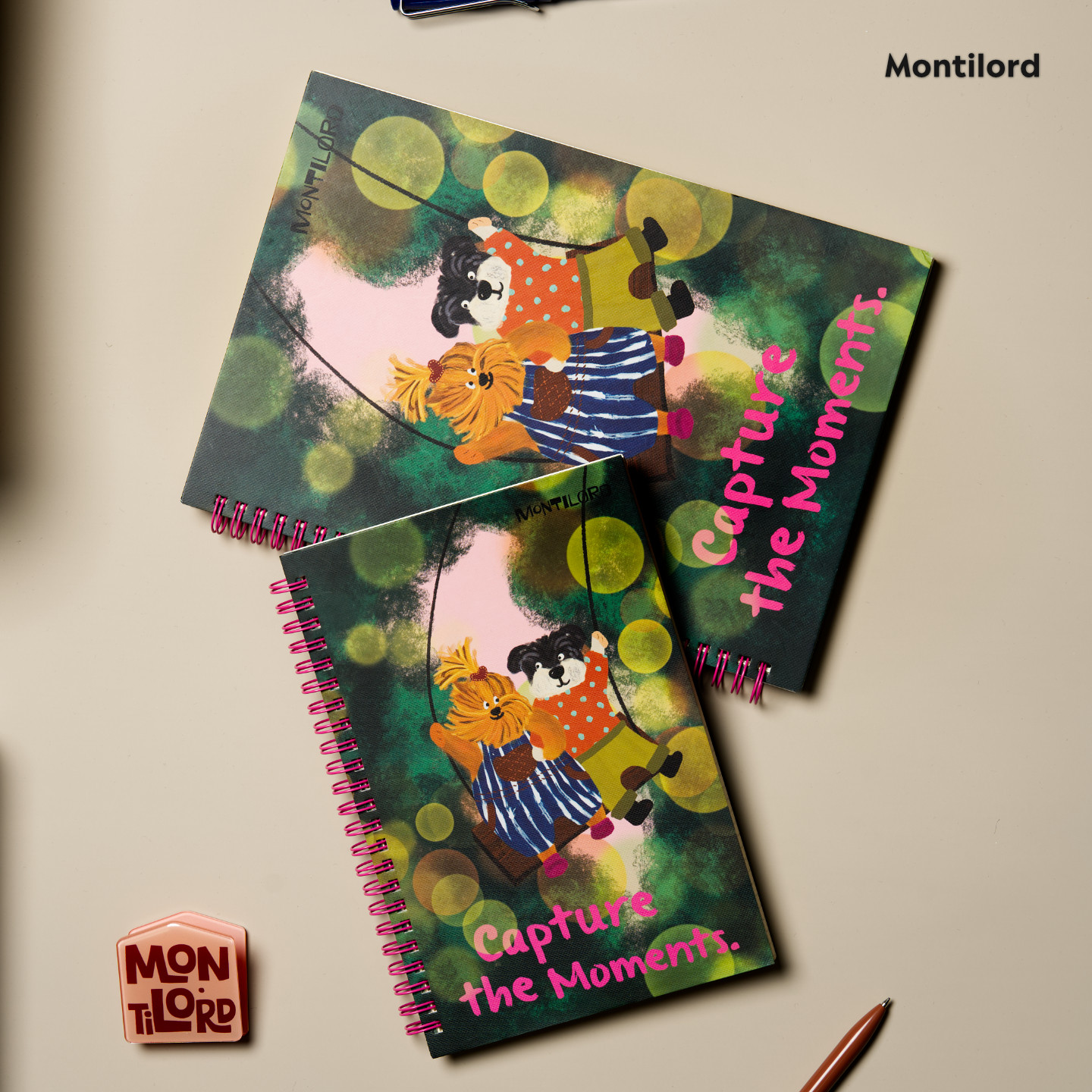 『Montilord』厚线圈本A5喂养计划厚纸美好记忆PLUS喂奶宝宝日记加厚顺滑出生美观母婴孩辅食妈妈月子怀孕记