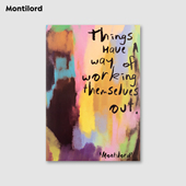 顺其自然 新品 厚纸 B5方格笔记本 网格记事本笔记录 Montilord