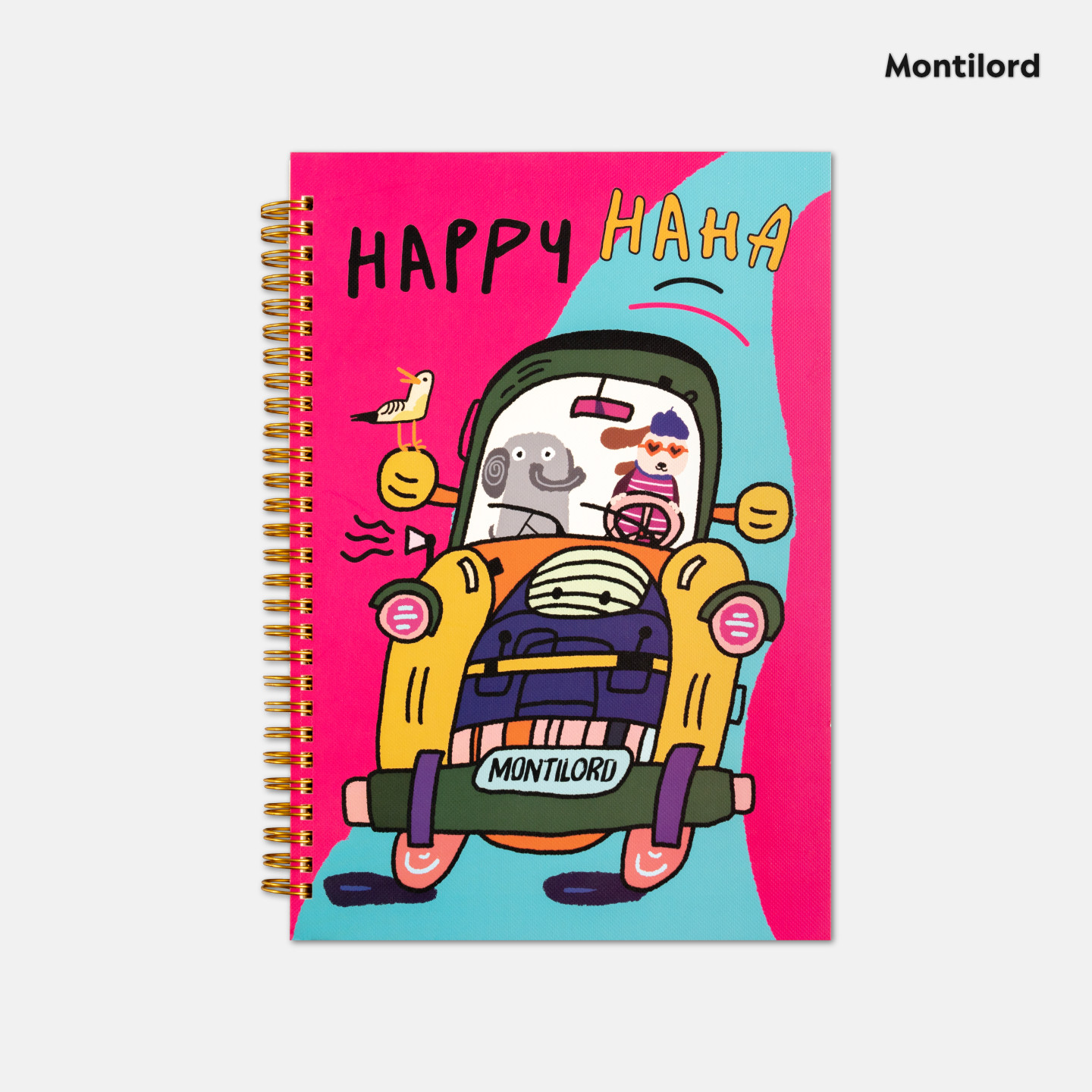 『Montilord』厚线圈本B5空白厚纸PLUSHappyHa