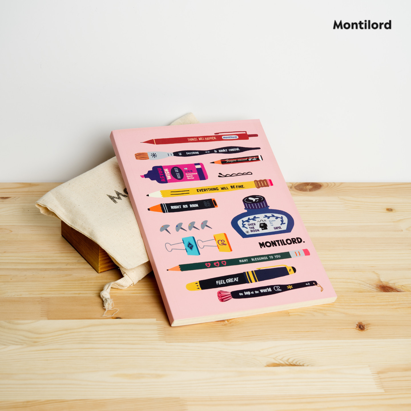 『Montilord』厚笔记本B5方格厚纸PLUS好好学习网格记事本笔记录学加厚护眼高效简约防水平摊顺滑5mm背景ins