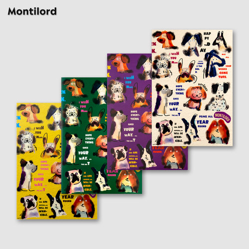 新品『Montilord』B5横线方格笔记本 厚纸 美狗 PLUS记事本笔记录
