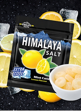 马来西亚大马碧富牌咸柠檬薄荷糖 海盐润喉糖himalaya salt盐糖果