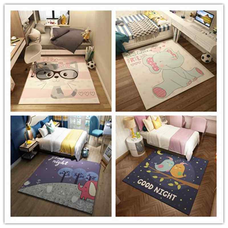 卡通可爱正方形儿童房床边地毯客厅沙发卧室地毯吊篮电脑椅地垫在类目 居家布艺, 地毯中 - 来自Buy2taobao.com提供专业的淘宝代购服务
