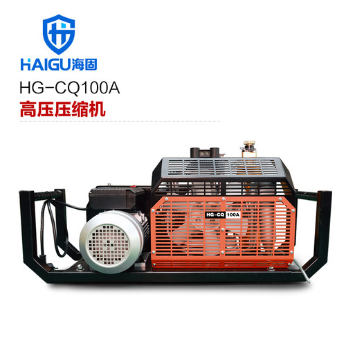 新款海固HG-CQ100A高压压缩机 正压式空气呼吸器充气泵