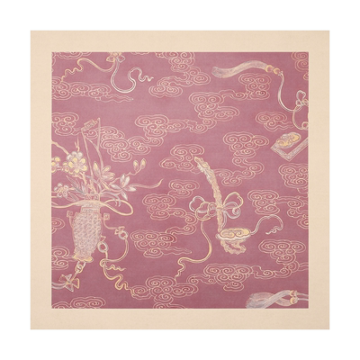 蜡染宣纸团扇半生半熟