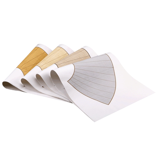 本悦复古扇面宣纸空白书法专用纸创作小品小楷扇形团扇仿古手工蜡染古风竖格半生半熟竖条状元笺仿古色作品纸