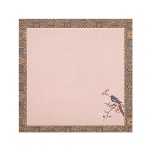 蜡染微喷宣纸团扇空白斗方书法作品纸仿古半生半熟毛笔字小楷书法专用纸古风诗帖小品手札行书隶篆书创作比赛