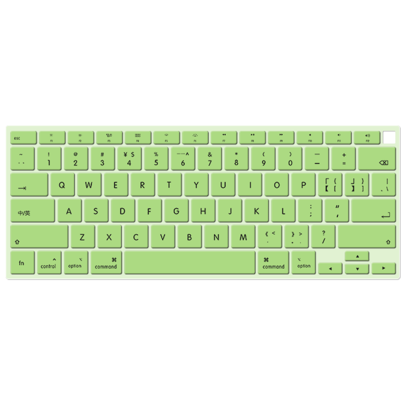 简约纯色适用Macbook键盘膜Pro14寸苹果电脑Macbookair13全覆盖M4/M3/2/1笔记本13.6保护贴膜15硅胶16防尘罩