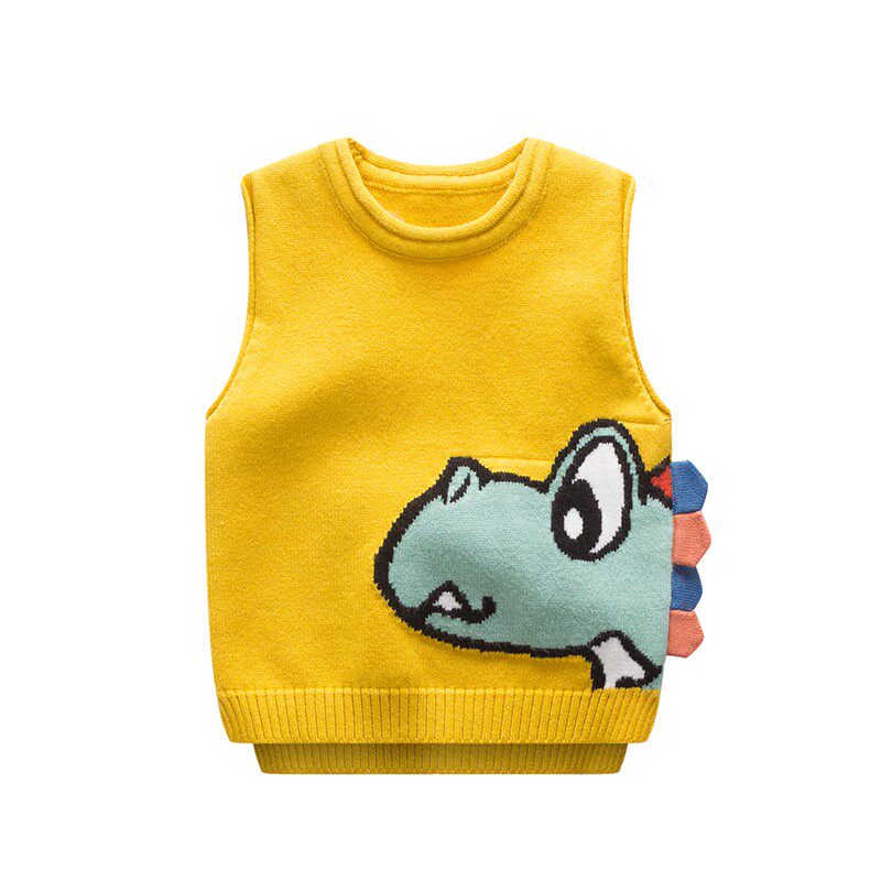 儿童毛衣春秋男童女童毛线薄款2019马甲小童婴儿坎肩宝宝针织背心