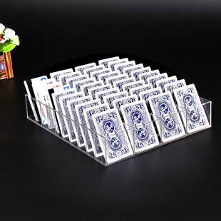 洗浴房卡盒收纳盒酒店洗浴总前台透明多格KTV健身房宾馆会员卡盒