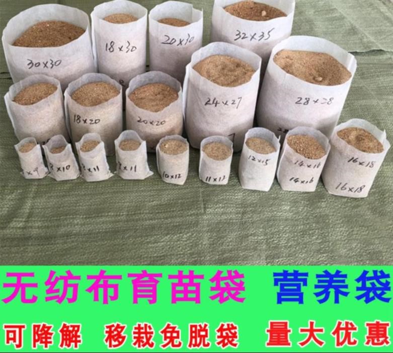 培育箱育种绿植林木小袋订制移植菜苗无纺布袋秧苗农用花苗瓜苗养