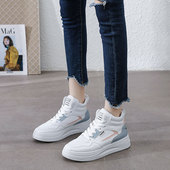 2025年新款 女韩版 高帮鞋 运动休闲鞋 百搭小白鞋 爆款 滑板鞋 春季 潮鞋