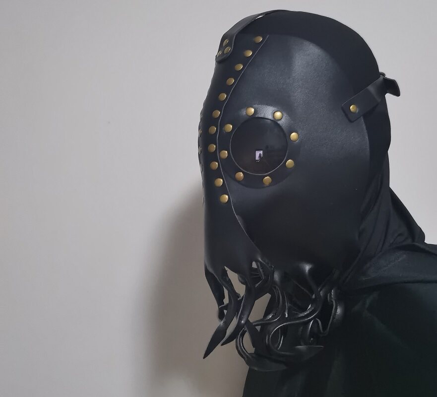 万圣节克苏鲁面具克苏鲁神话周边黄衣之王旧日支配者cos衣服头套