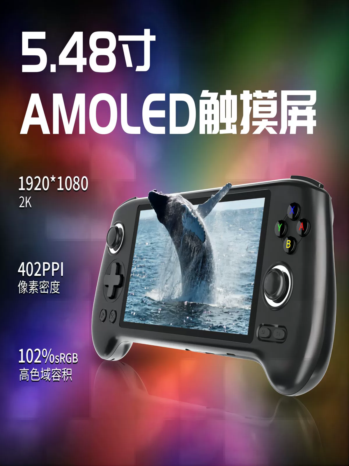 2024 новый ANbernic Ambnic RG556 Palace Streaming PC-игра онлайн беспроводная сцена и телевизор PSP Palm игровая консоль Android игровая консоль оригинальный бог король славы