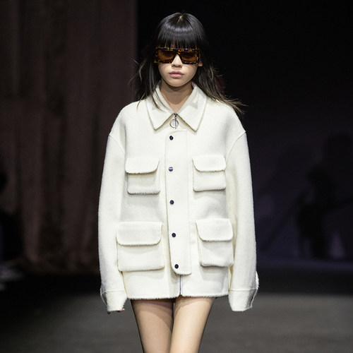 damowang羊毛休闲夹克