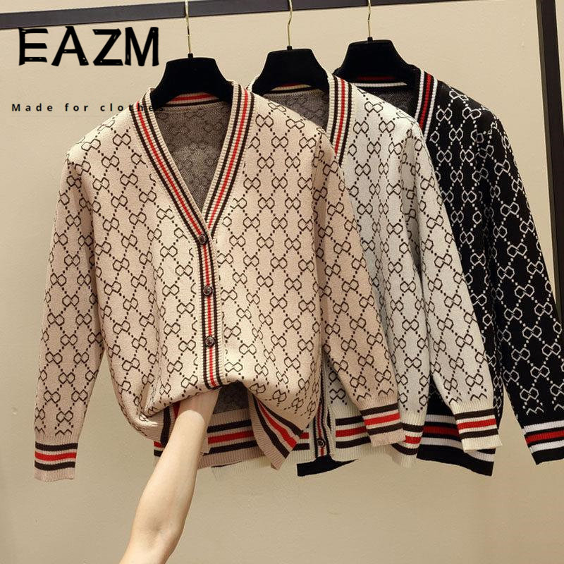 knitting Cardigan coat lady Autumn 2021 new pattern Korean Edition Easy Retro Jacquard weave Outside the ride Thin section sweaterin the Women's clothing/Boutique , Sweaters  category - from Buy2taobao.com to provide professional Taobao agent buy service