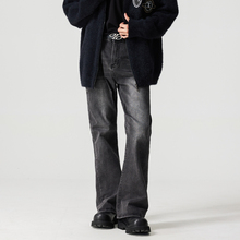 新因素XINYINSU美式微喇牛仔裤男女高街cleanfit宽松做旧休闲长裤