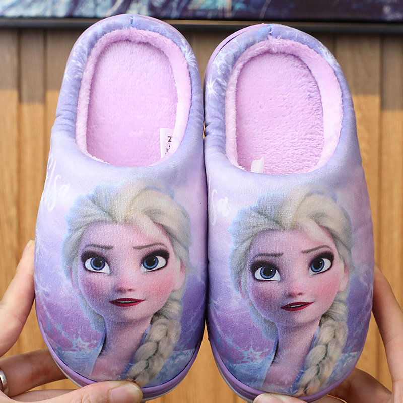 迪士尼棉拖鞋女童冬季冰雪奇缘室内家居鞋保暖防滑爱莎公主拖鞋,童鞋/婴儿鞋/亲子鞋,儿童棉拖鞋,淘宝优惠券,粉丝福利购,淘宝优惠卷