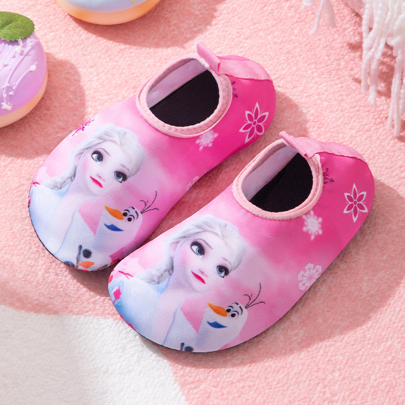 儿童卡通薄款地板鞋夏新款游泳鞋软底防滑宝宝学步袜女童室内外穿