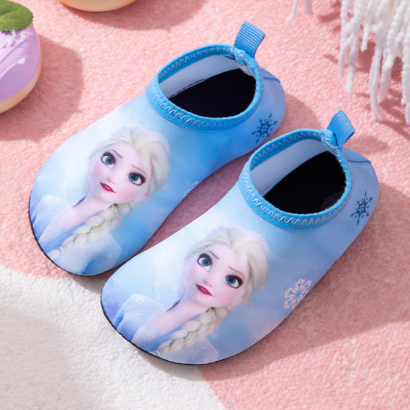 儿童游泳鞋春夏季薄款女童地板鞋防滑软底室内外穿卡通宝宝学步袜