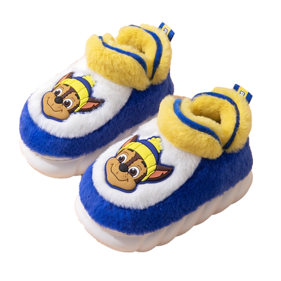 汪汪队卡通儿童冬棉拖鞋防滑正品