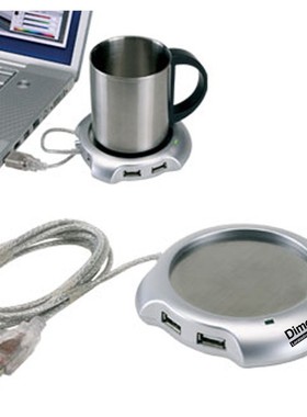 new cf/tea/cup warmer heater pad   4 t usb hub
