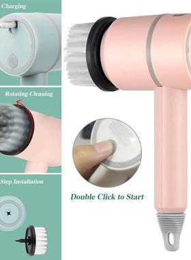 Electric Spin Scrubber Brush Cordless for Cleaning Bathroom