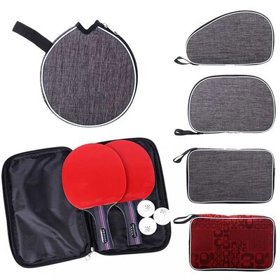 Table Tennis Rackets Bag Ping Pong Paddles Storage Bag Capac