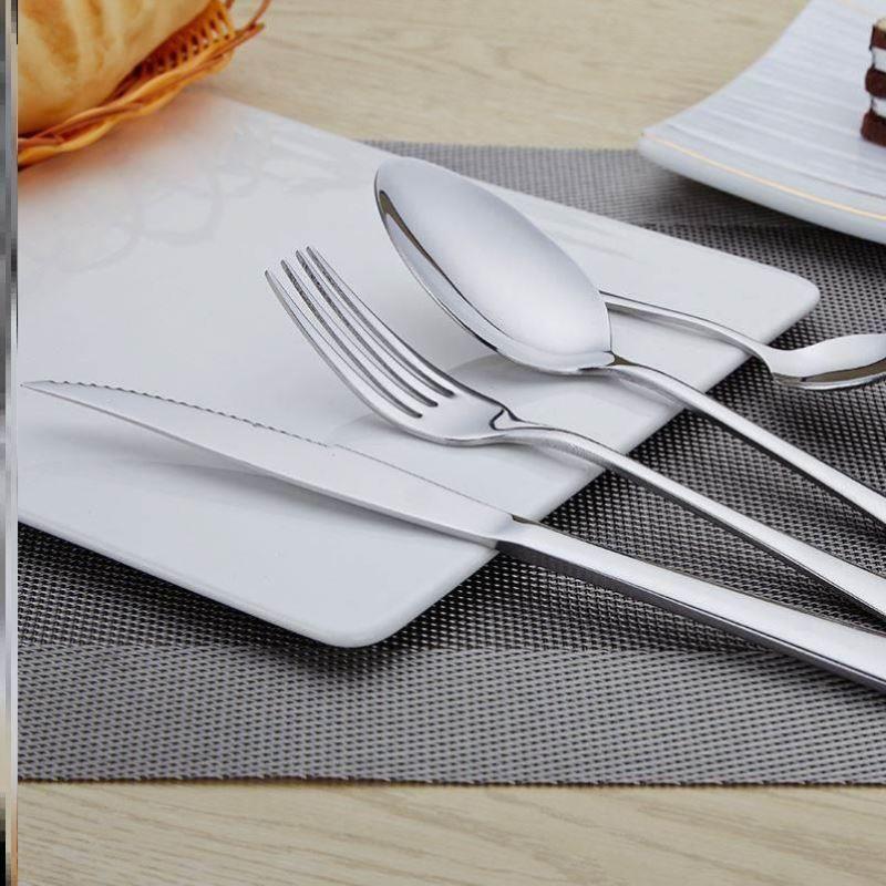 western tableware steak cutlery set knife fork spoon