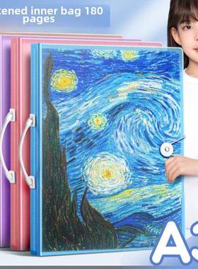 a2/a3/8K clear book poster art holder file binder画册收藏夹