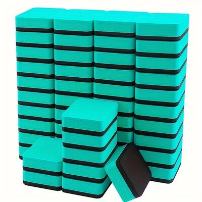4pcs/8pcs Mini Dry Erase Blackboard Erasers, Magnetic Whiteb