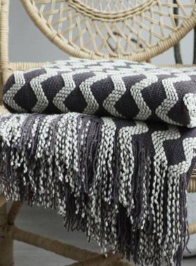 Nordic Knitted Blanket Sofa Bed Decorative Bed Thread Blanke