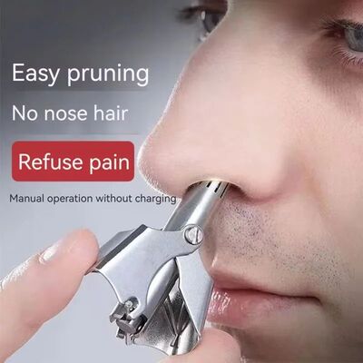 Washable Portable Ear Hair Trimmer Cleaning Without Rusting