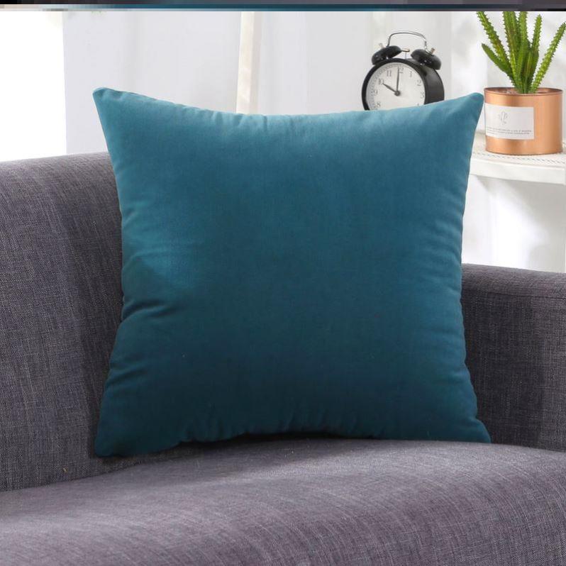 Nordic velvet pillow back cushion Hold pillowcase no core
