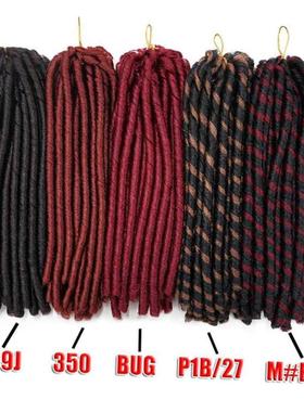 African soft dread locks braid hair crochet braids softdread