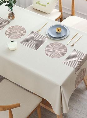 Table Cover Thick Waterproof Tablecloths Dining Home Decor