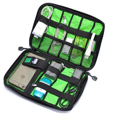 Outdoor Travel Kit Waterproof Nylon Cable Holder Bag Electro
